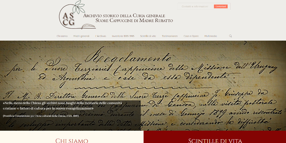 archivio storico della curia generale